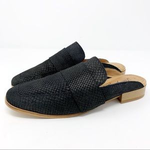 Free People At Ease Mules Snake Print